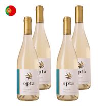 Kit 4 Vinhos Opta Dão Encruzado Branco Portugal 750ml Kit 4 Vinhos Opta Dão Encruzado Branco Portugal 750ml