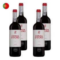 Kit 4 Vinhos Poças Coroa D' Ouro Tinto Portugal 750ml Kit 4 Vinhos Poças Coroa D' Ouro Tinto Portugal 750ml