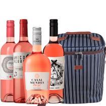 Kit 4 Vinhos Rosés + Bolsa Térmica Grátis