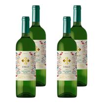 Kit 4 Vinhos Santa Villa Unico Sauvignon Blanc Branco Chile 750ml