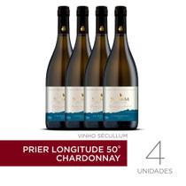 Kit 4 Vinhos Sécullum Branco Reserva Seco Chardonnay 2017
