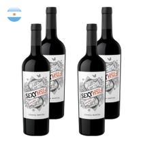 Kit 4 Vinhos Sexy Fish Malbec Tinto Argentina 750ml Kit 4 Vinhos Sexy Fish Malbec Tinto Argentina 750ml