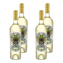 Kit 4 Vinhos Signos White Blend Branco Argentina 750ml