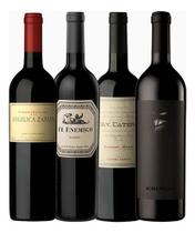 Kit 4 Vinhos Tinto Angélica, Enemigo, Dv Cab. E Alma Negra