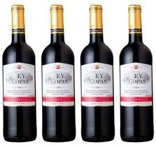 Kit 4 Vinhos Tinto Espanhol Rey De Copas Tempranillo