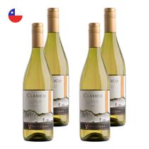 Kit 4 Vinhos Ventisquero Clásico Chardonnay Branco Chile 750ml Kit 4 Vinhos Ventisquero Clásico Chardonnay Branco Chile 750ml