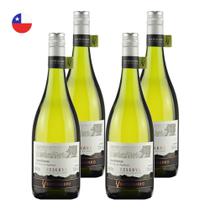 Kit 4 Vinhos Ventisquero Reserva Chardonnay Branco Chile 750ml Kit 4 Vinhos Ventisquero Reserva Chardonnay Branco Chile 750ml