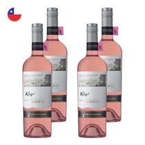 Kit 4 Vinhos Ventisquero Reserva Rosé Chile 750ml Kit 4 Vinhos Ventisquero Reserva Rosé Chile 750ml