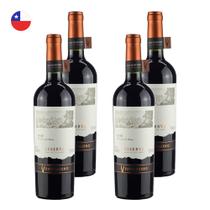 Kit 4 Vinhos Ventisquero Reserva Syrah Tinto Chile 750ml Kit 4 Vinhos Ventisquero Reserva Syrah Tinto Chile 750ml