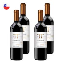 Kit 4 Vinhos Ventisquero Tantehue Carménère Tinto Chile 750ml