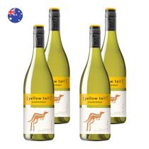 Kit 4 Vinhos Yellow Tail Chardonnay Branco Austrália 750ml Kit 4 Vinhos Yellow Tail Chardonnay Branco Austrália 750ml