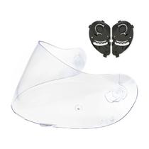 Kit 4 Viseira Cristal Capacete Peels Spike + Reparo Fixação