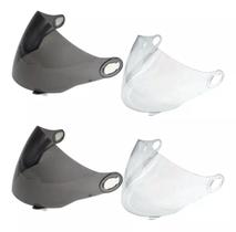 Kit 4 Viseiras New Liberty 3 Cristal E Fume New Atomic Kit 4 Viseiras New Liberty 3 Cristal E Fume New Atomic