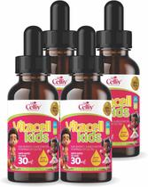 Kit 4 Vitacell Kids Vit Complexo B (B1, B2, B3, B5, B6, B9 e B12) + Vit A, D, E e K 30ml Celliv