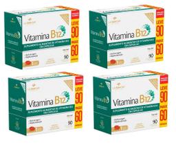 Kit 4 Vitamina B12 750mg Leve 90 Pague 60 Cps - La San Day Kit 4 Vitamina B12 750mg Leve 90 Pague 60 Cps - La San Day
