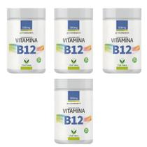 Kit 4 Vitamina B12 Cianocobalamina 500mg 4x60 comprimidos - Vital Natus