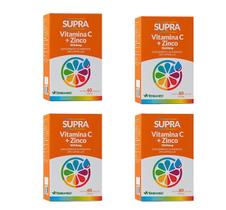 Kit 4 Vitamina C + Zinco Supra 60 Cápsulas - Herbamed Kit 4 Vitamina C + Zinco Supra 60 Cápsulas - Herbamed