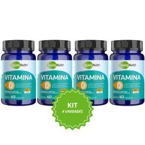 Kit 4 Vitamina D3 250mg QualyNutri Suplemento 240 Capsulas Softgel