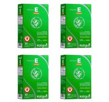 Kit 4 Vitamina E 400mg 30 Cápsulas Katigua