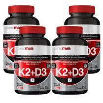 Kit 4 Vitamina K2 + Vitamina D3 30 Cápsulas
