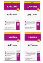 Kit 4 Vitamina Lavitan A-Z Mulher Polivitamínico 60Cpr-Cimed