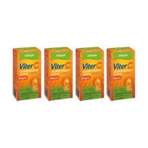 Kit 4 Vitamina Viter C Caramelo 200mg/ml 20ml Gts - Natulab