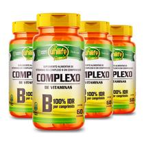 KIT 4 VITAMINAS COMPLEXO B - 60 Comp de 500mg UNILIFE KIT 4 VITAMINAS COMPLEXO B - 60 Comp de 500mg UNILIFE