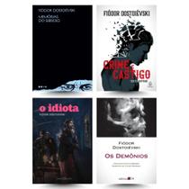 Kit 4 Vol - Complexidade da Alma Fiódor Dostoiévski: Memórias do Subsolo + Crime e Castigo + O idiota + Os Demônios