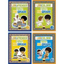 Kit 4 vol: ler e aprender + ler e colorir - cultura afro-brasileira - Kit de Livros