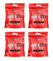 KIT 4 WHEY 100% PURE 900G INTEGRAL MEDICA (total 3,6Kg)