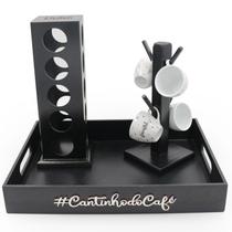 Kit 4 Xicara Coquinho Porta Capsula Para Dolce Gusto Bandeja