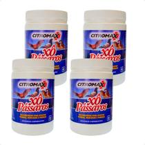 Kit 4 Xô Pássaros Citromax Livre de Pássaros - 500g