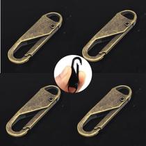 Kit 4 Zíper Universal Extrator Destacável Cabeça Instantâneo Kit 4 Zíper Universal Extrator Destacável Cabeça Instantâneo