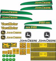 Kit 40 Adesivos Vinil UV Compatível Plantadeira JD 2122 Kit 40 Adesivos Vinil UV Compatível Plantadeira JD 2122