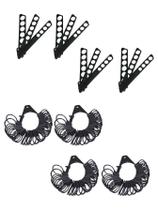 Kit 40 Aneleira Régua Plástico Medir Dedo Medidor Anel Kit 40 Aneleira Régua Plástico Medir Dedo Medidor Anel