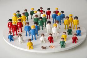 Kit 40 Bonecos Playmobil + 2 bebês - Bonecos para Constelação Familiar Kit 40 Bonecos Playmobil + 2 bebês - Bonecos para Constelação Familiar