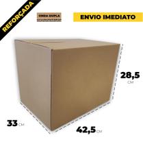 Kit 40 Caixas de Papelão Reforçado - 42,5x33x28,5 Cm Mudanças E-Commerce fabricante Supercaixa