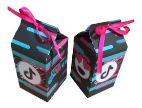Kit 40 Caixinhas Milk Tik Tok Decoração Lembrancinha Kit 40 Caixinhas Milk Tik Tok Decoração Lembrancinha