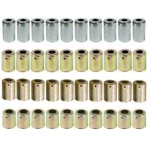 Kit 40 Canecas Clip Aço Mangueira Ar Cond 6mm 8mm 10mm 12mm