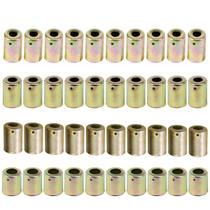 Kit 40 Canecas Clip Aço Mangueira Ar Cond 6mm 8mm 10mm 12mm