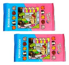 Kit 40 cards para colorir bobbies e goods cada pacote tem 04 cards para colorir febre do momento tiktok