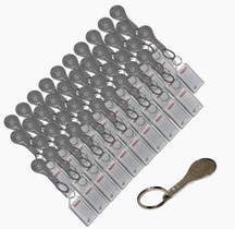 Kit 40 Chaves Tecnow para Trava de Carrinho de Compras em condominio