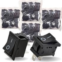 Kit 40 Chaves Tic-Tac Quadrada Liga Desliga Technoise Kit 40 Chaves Tic-Tac Quadrada Liga Desliga Technoise