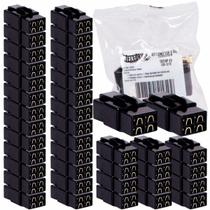 Kit 40 Conector 4 Vias Technoise Com Trava Macho E Fêmea Som Kit 40 Conector 4 Vias Technoise Com Trava Macho E Fêmea Som