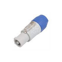 Kit 40 conector powercon branco 20 macho 20 femea