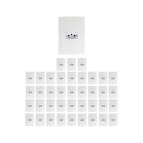 Kit 40 Conjuntos 1 Tomada Ilumi i9 Branco 2P+T 10A Kit 40 Conjuntos 1 Tomada Ilumi i9 Branco 2P+T 10A