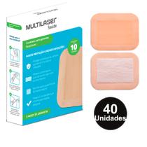 Kit 40 Curativos Respiráveis Extra Grande Multilaser Saúde Kit 40 Curativos Respiráveis Extra Grande Multilaser Saúde