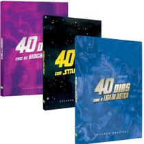 Kit 40 Dias com os Vingadores, Star Wars e Liga da Justiça (3 Livros)