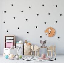 Kit 40 Estrelinhas Estrela Adesivo de Parede 5cm Decorativo