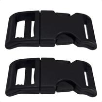 Kit 40 Fechos Plástico 15mm Artesanato Costura Pochete